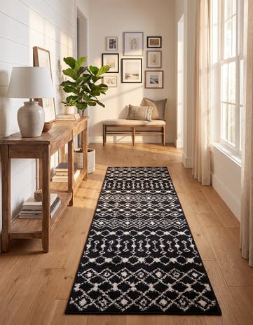 2' x 7' Moroccan Trellis Runner Rug