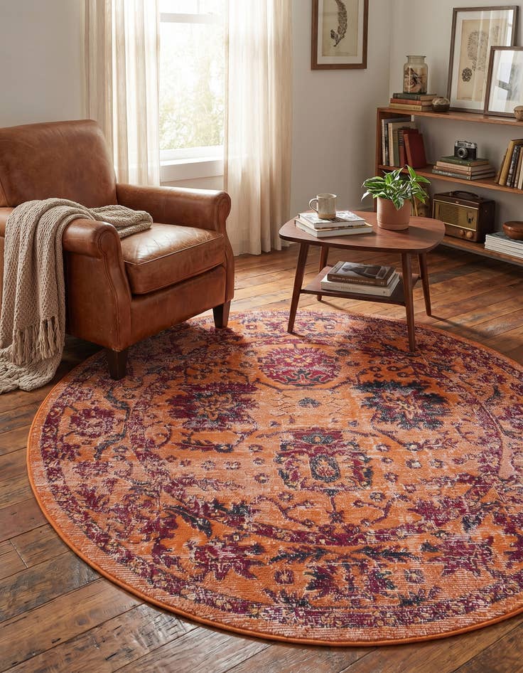 Detail image of 5' 3 x 5' 3 Lucerne Round Rug