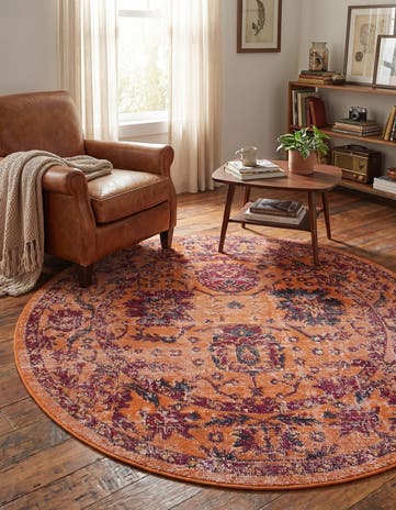 5' 3 x 5' 3 Lucerne Round Rug