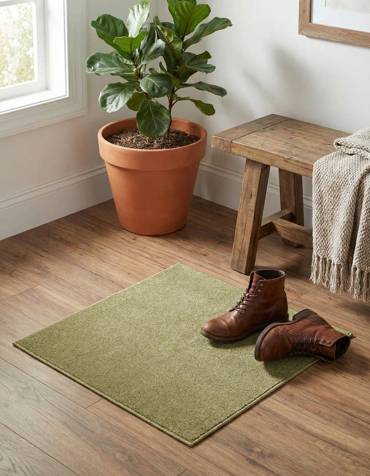 Detail image of 1' 4 x 1' 4 Everyday Solid Sample Rug