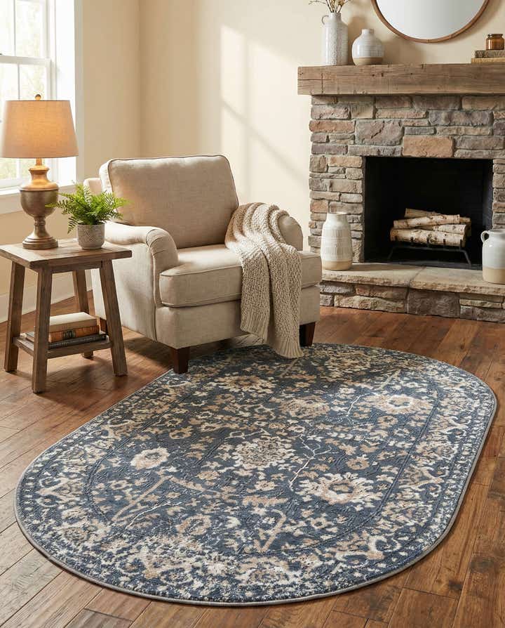 3' 3 x 5' 3 Oregon Oval Rug