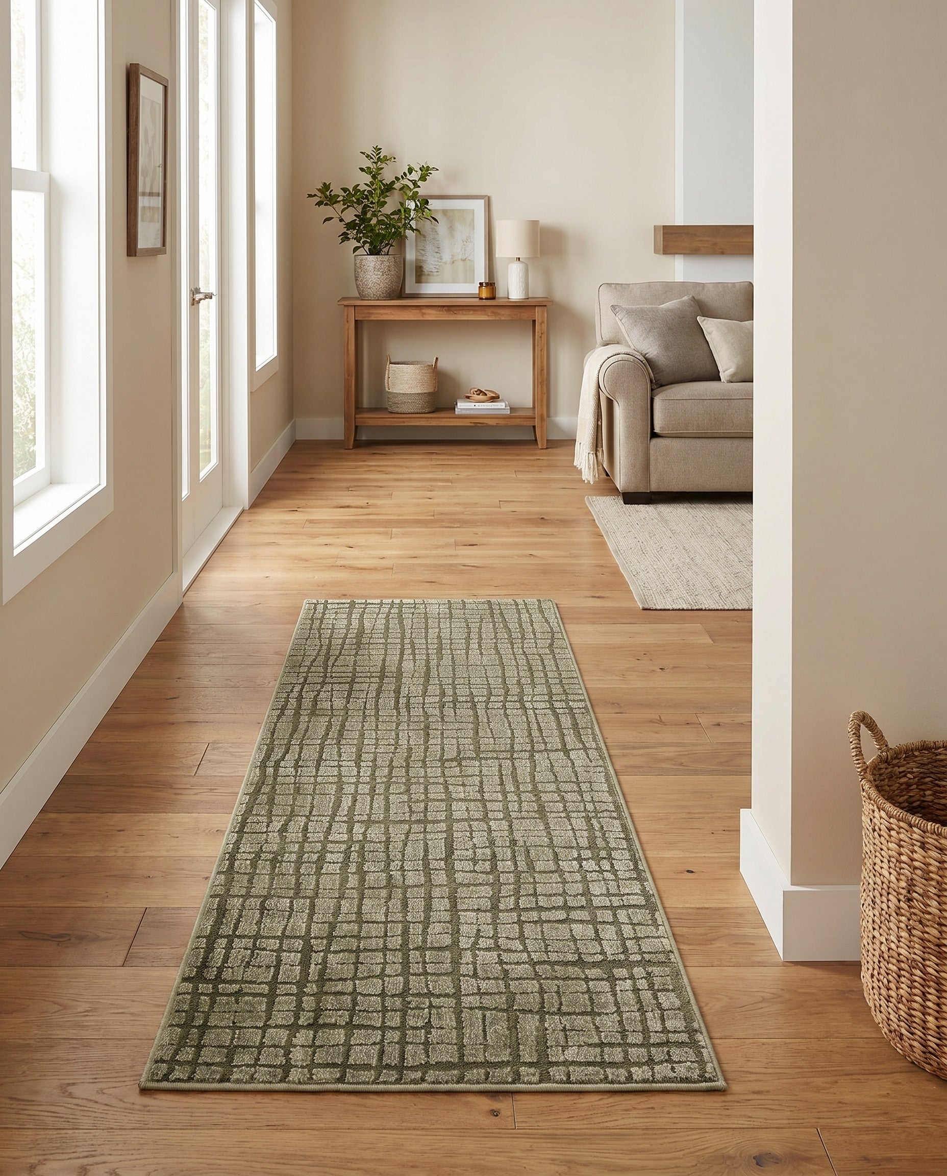 2' 2 x 6' Textura Designer Runner Rug
