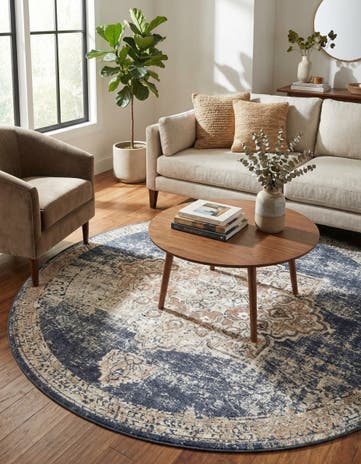 7' 10 x 7' 10 Eliza Round Rug