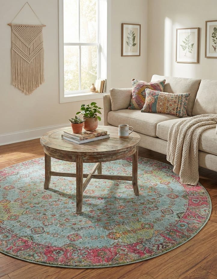5' 5 x 5' 5 Santiago Round Rug