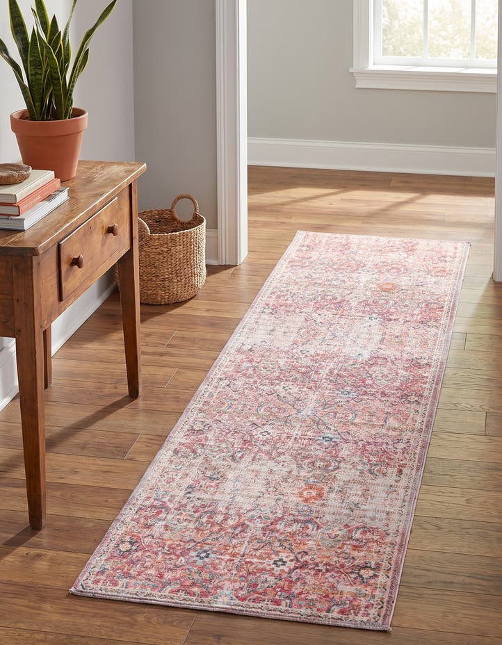 2' x 8' Washable Nostalgia Runner Rug