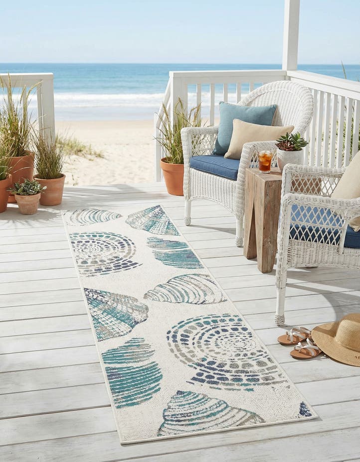 2' x 8' Easy-Clean Coastal Indoor / Outdoo...
