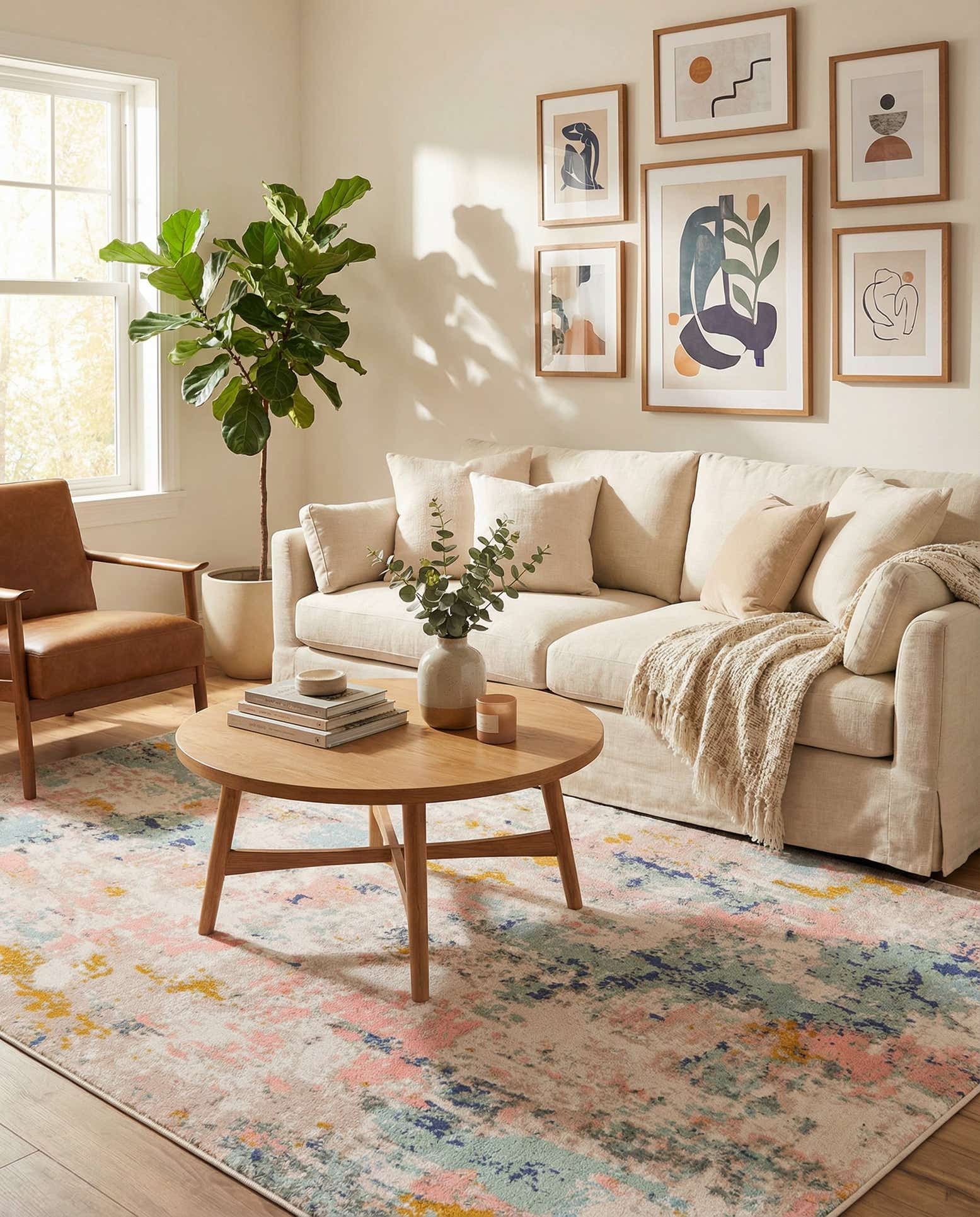 5' x 8' Lotus Rug