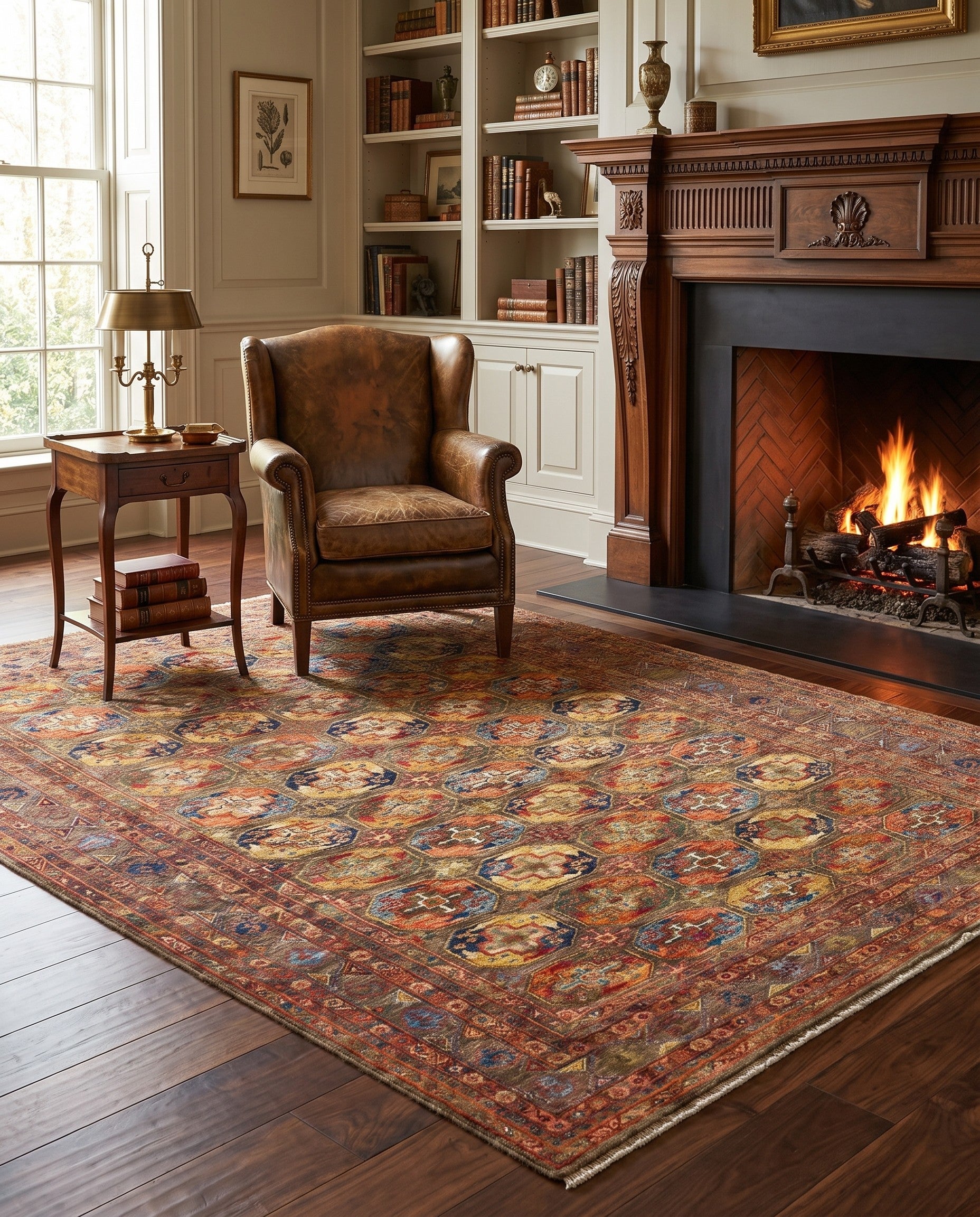 6' 9 x 9' 4 Hand Knotted Ariana Ziegler Rug