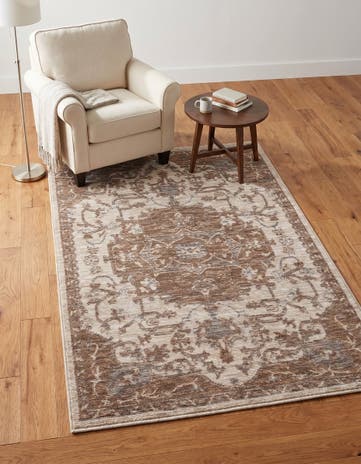 Beige and Ivory Grand Tradition Rug
