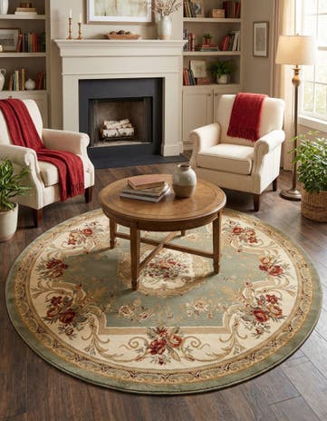 7' 10 x 7' 10 Chateau Round Rug