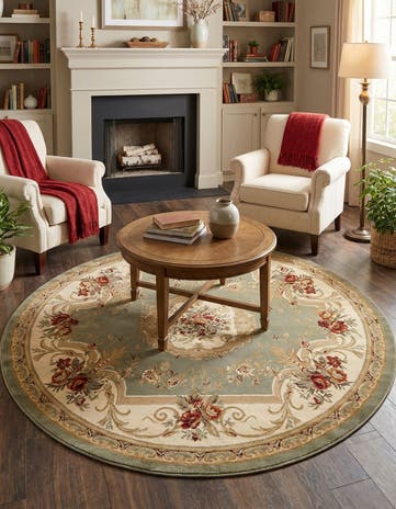 7' 10 x 7' 10 Chateau Round Rug
