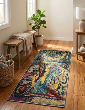 2' x 4' Washable Haerfest Runner Rug