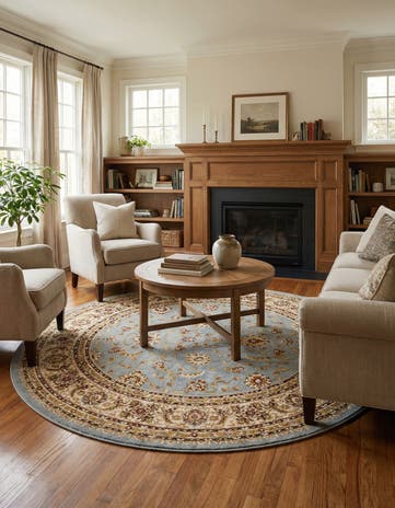 7' 10 x 7' 10 Aditi Round Rug