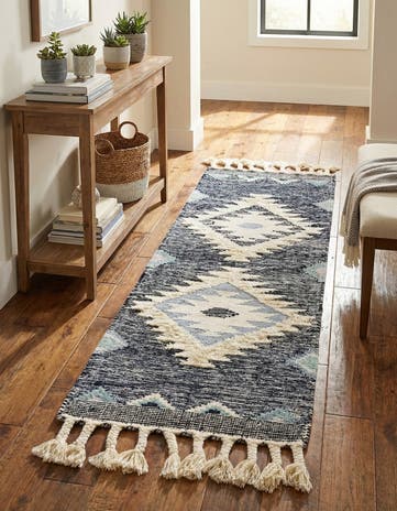 2' 2 x 6' 1 Hand Woven Arizona Wool Runner Rug