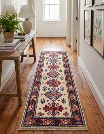 2' 2 x 5' 10 Hand Knotted Kazak Runner Rug