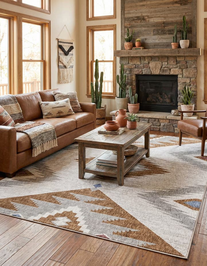 7' 10 x 10' Eco Southwestern Rug