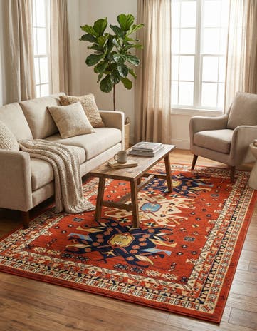 5' 3 x 8' Heris Rug