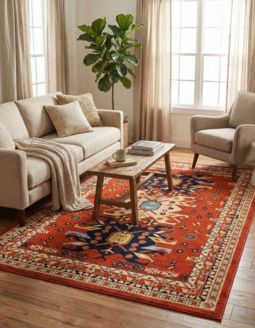 5' 3 x 8' Heris Rug