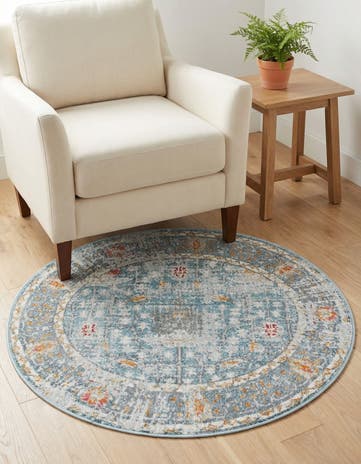 3' 3 x 3' 3 Paragon Round Rug