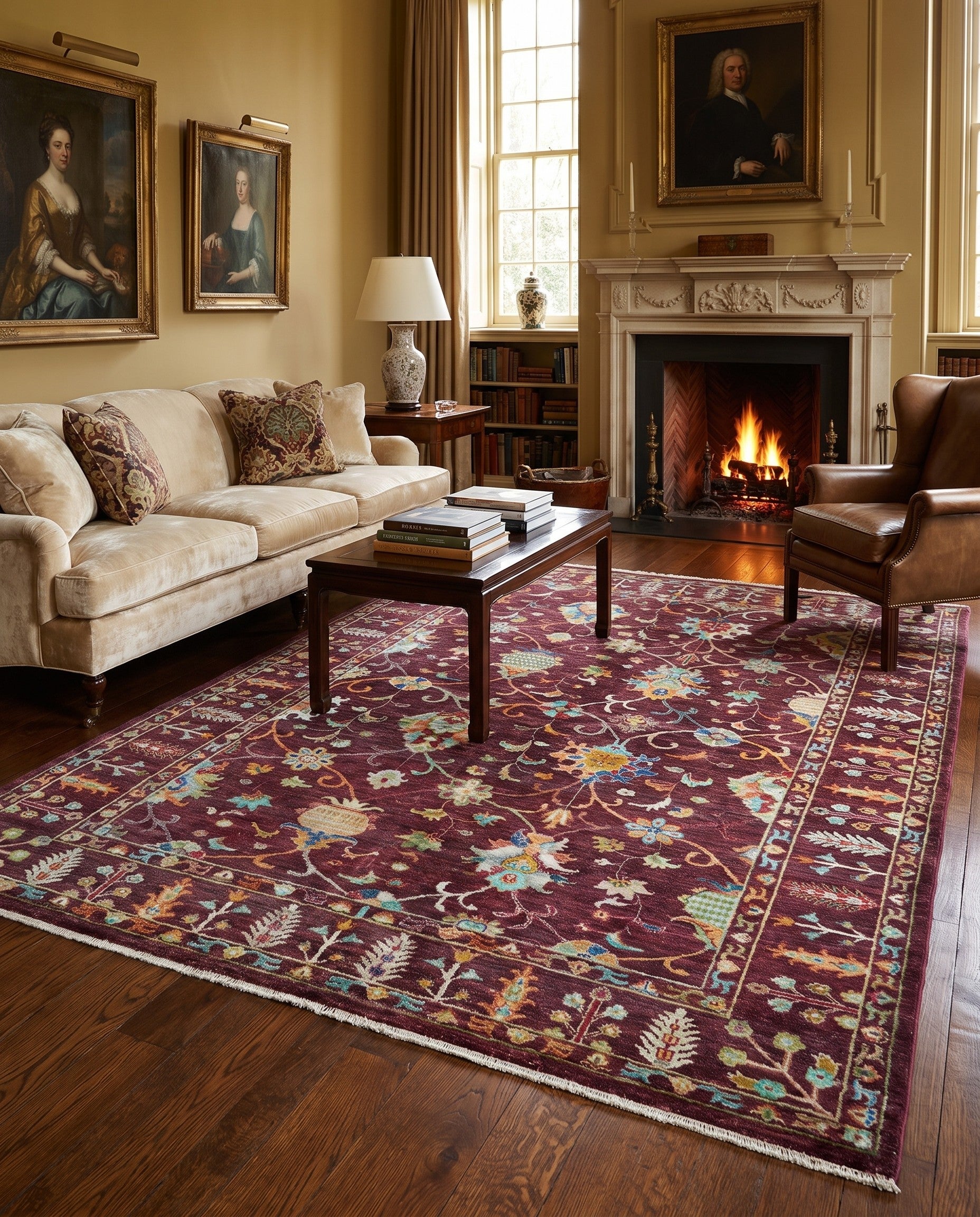 5' 10 x 8' Hand Knotted Ariana Ziegler Rug