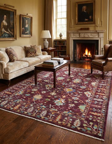 5' 10 x 8' Hand Knotted Ariana Ziegler Rug