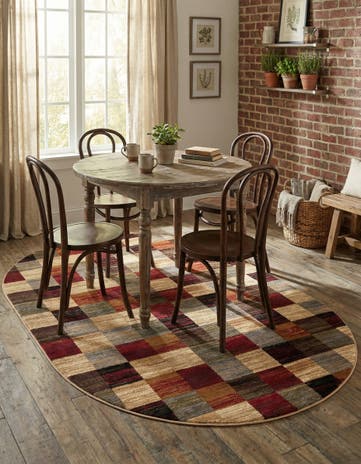 Cafe Oval Rug