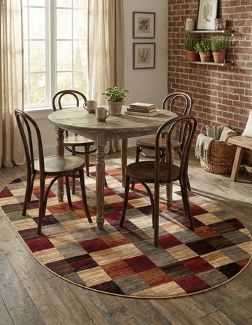 Cafe Oval Rug