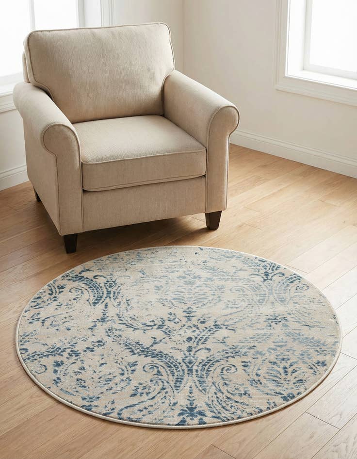 Detail image of 3' 3 x 3' 3 Restoration Round Rug