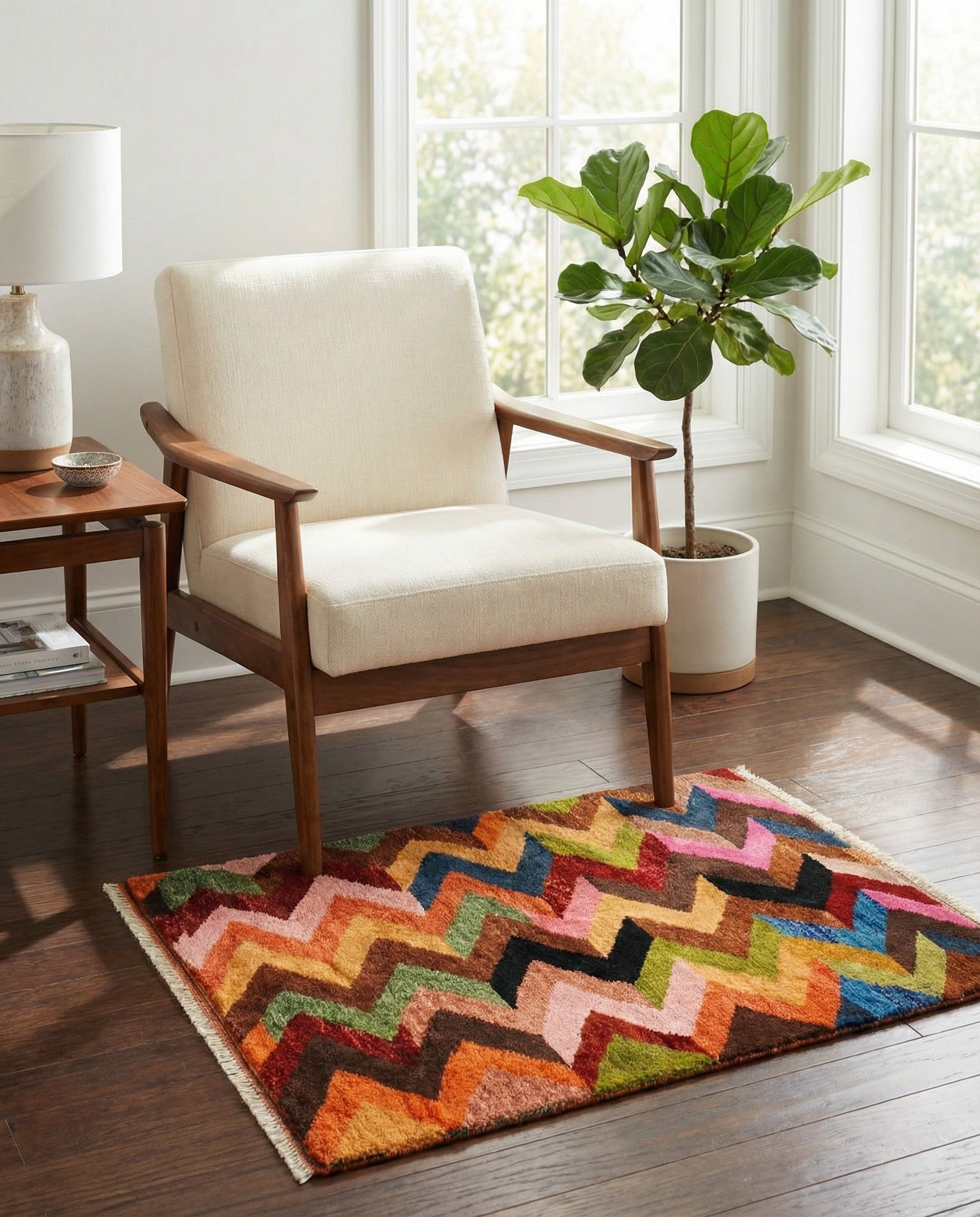 2' 9 x 3' 11 Hand Knotted Balouch Wool Rug