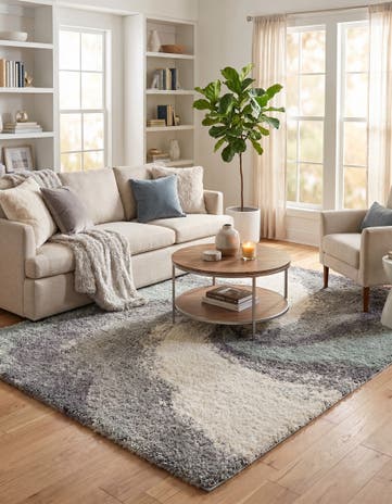 7' 10 x 11' Soft Touch Shag Rug