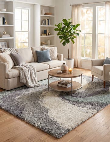 7' 10 x 11' Soft Touch Shag Rug