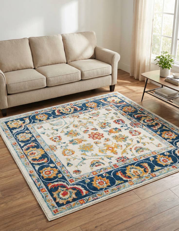 Detail image of 6' x 6' Aurelia Square Rug