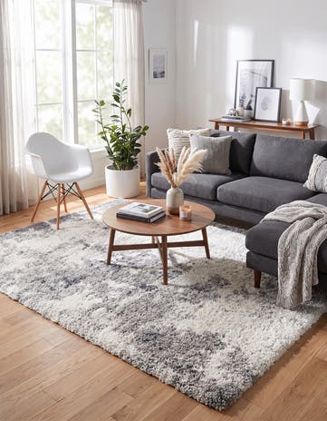 Pebble Gray Soft Touch Shag Rug