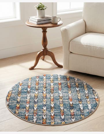 3' 3 x 3' 3 Aramis Round Rug