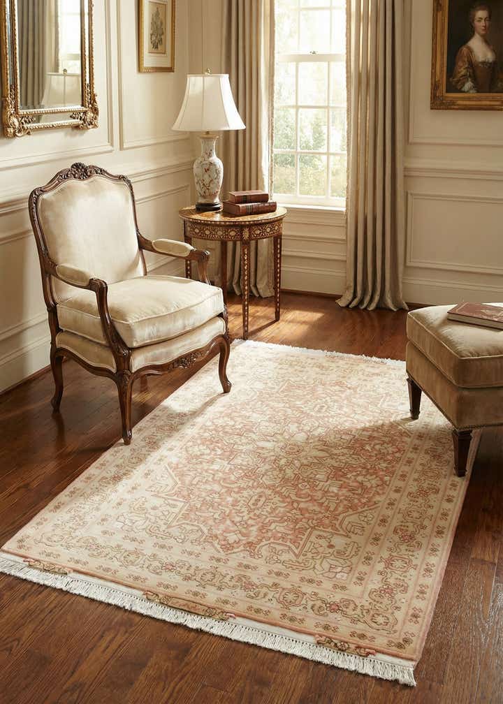 3' 4 x 5' 1 Hand Knotted Tabriz Persian Rug