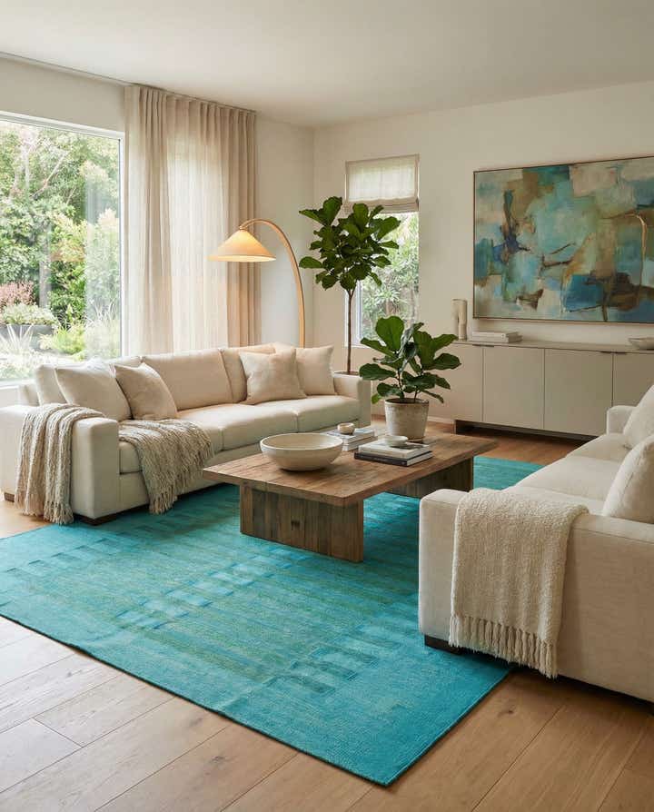 8' 2 x 10' 10 Hand Woven Kilim Modern Wool Rug