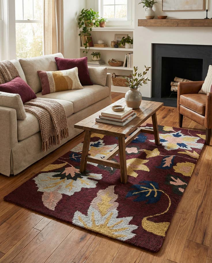 Detail image of 3' 1 x 5' Agra Rug