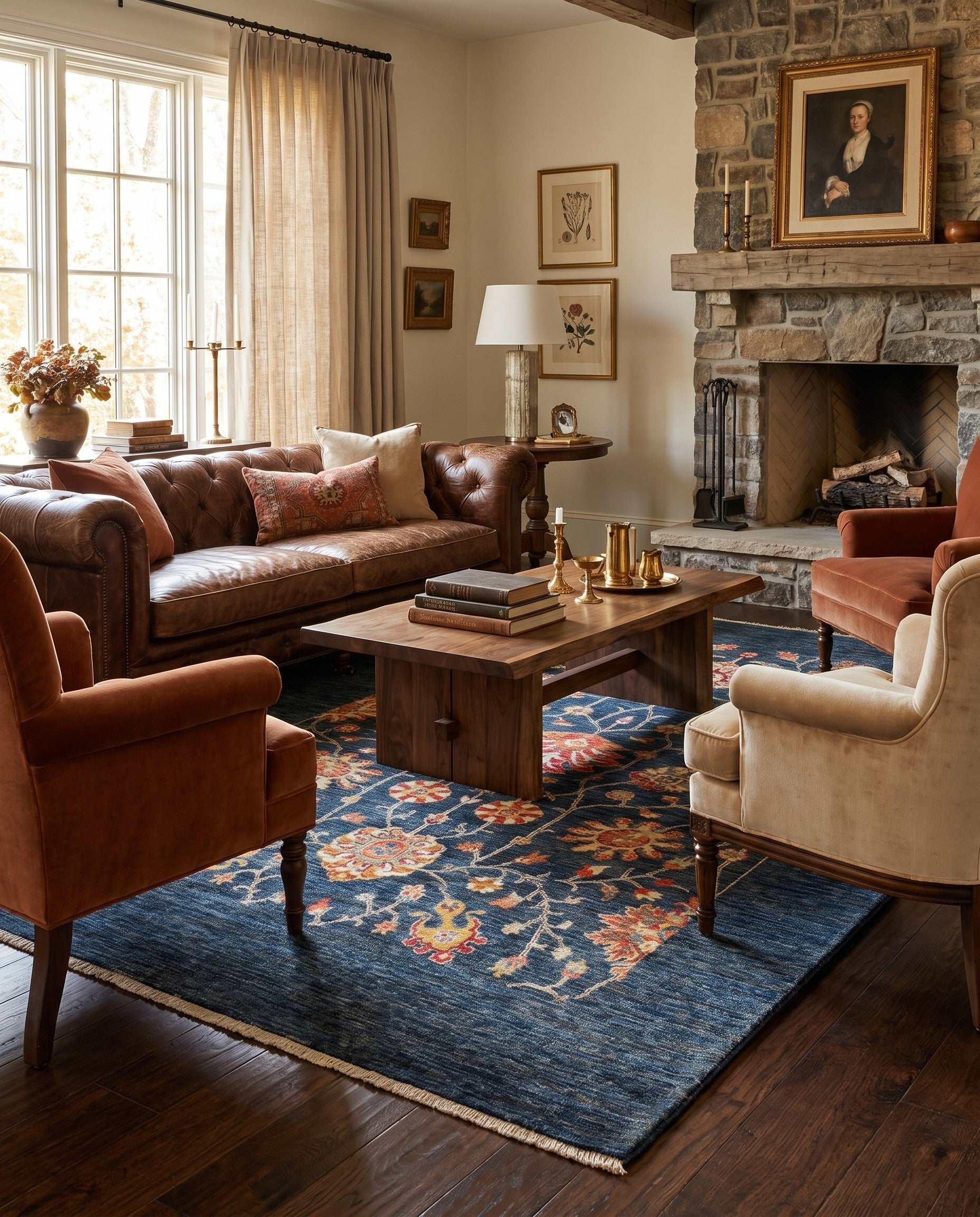 5' 9 x 8' 2 Hand Knotted Ariana Ziegler Rug