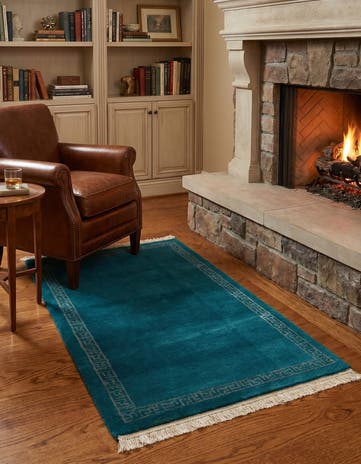 2' 7 x 4' 7 Hand Knotted Nepal Wool Rug