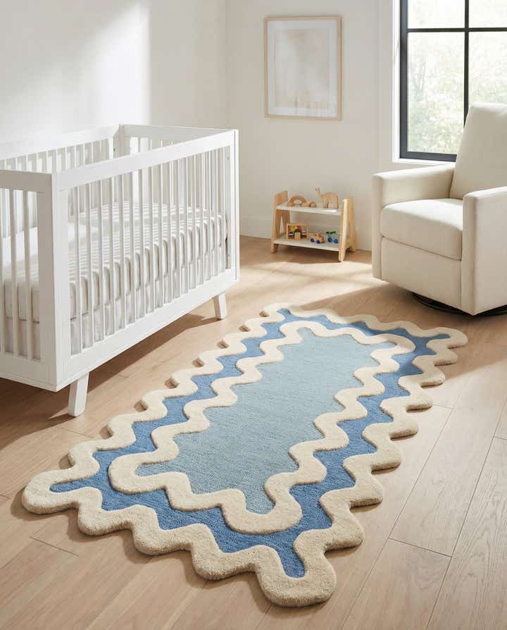 3' 1 x 5' 3 Happy Rugs Wiggles Wool