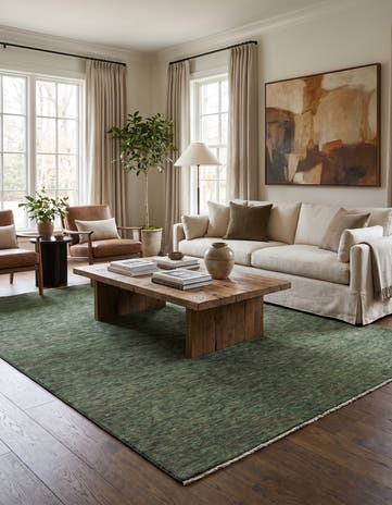6' 6 x 9' 7 Hand Knotted Ziegler Modern Rug