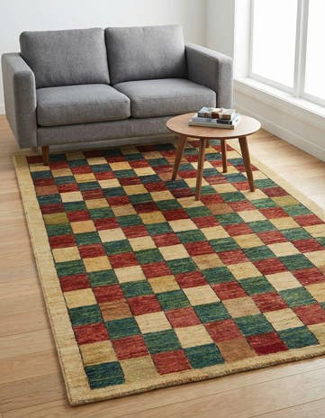 3' 10 x 6' Hand Knotted Modern Ziegler Oriental Rug