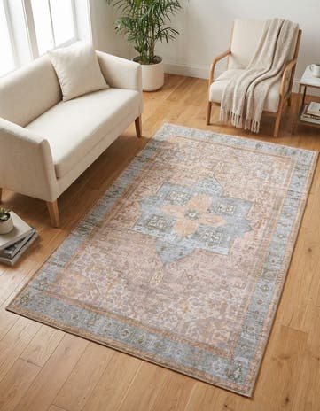 3' 6 x 5' 6 Washable Timeless Rug