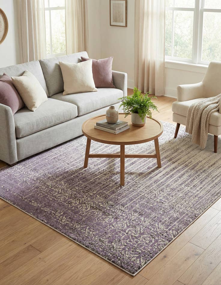 Detail image of 7' 10 x 7' 10 Angelica Square Rug