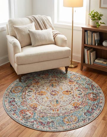 4' x 4' Santiago Round Rug