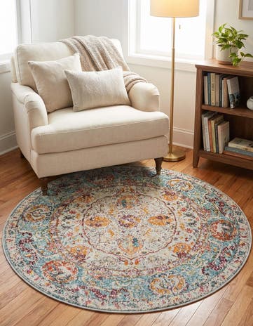 4' x 4' Santiago Round Rug