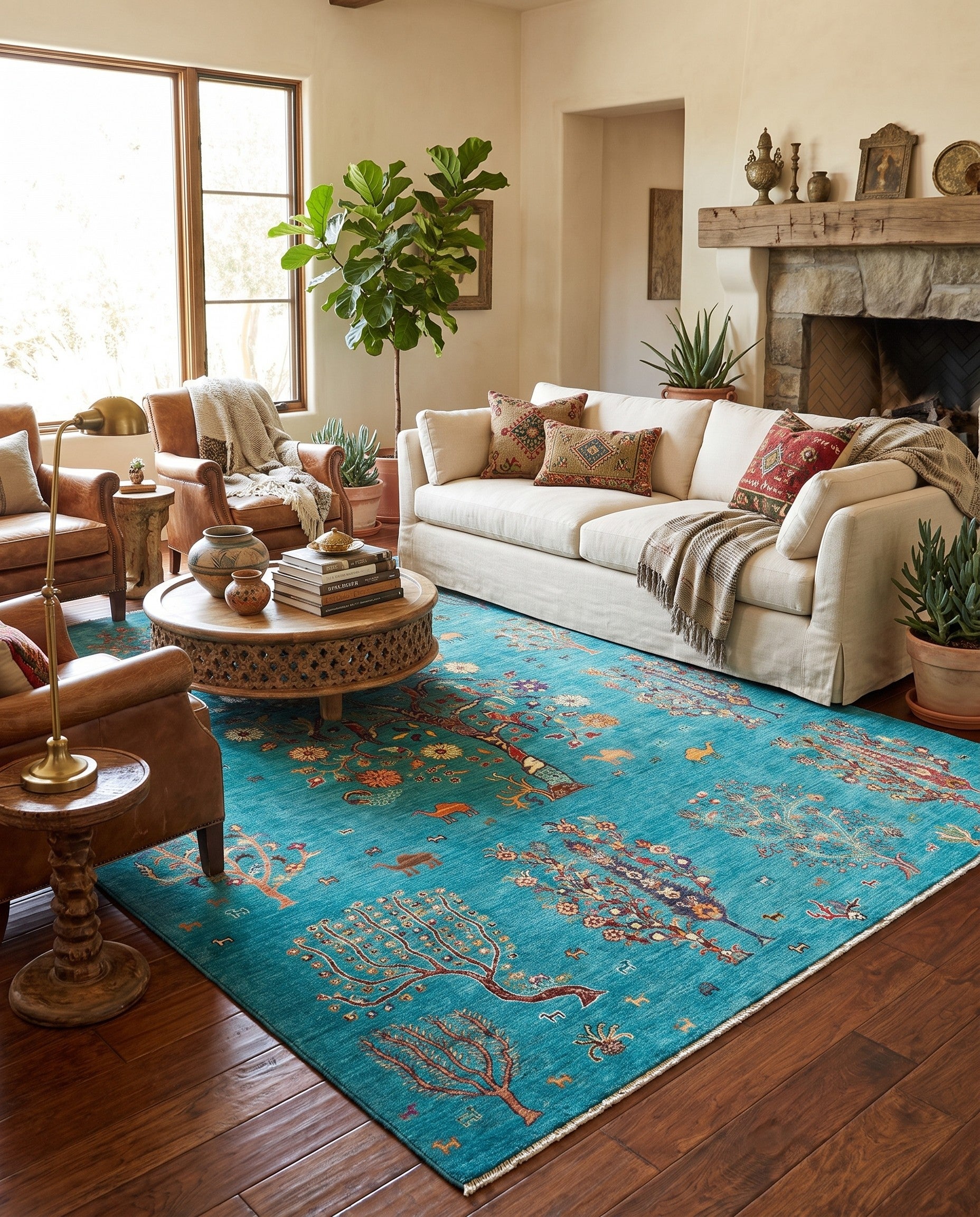 7' 1 x 9' 7 Hand Knotted Ariana Ziegler Rug