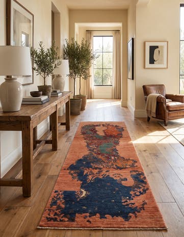 2' 7 x 8' 2 Hand Knotted Kazak Runner Rug