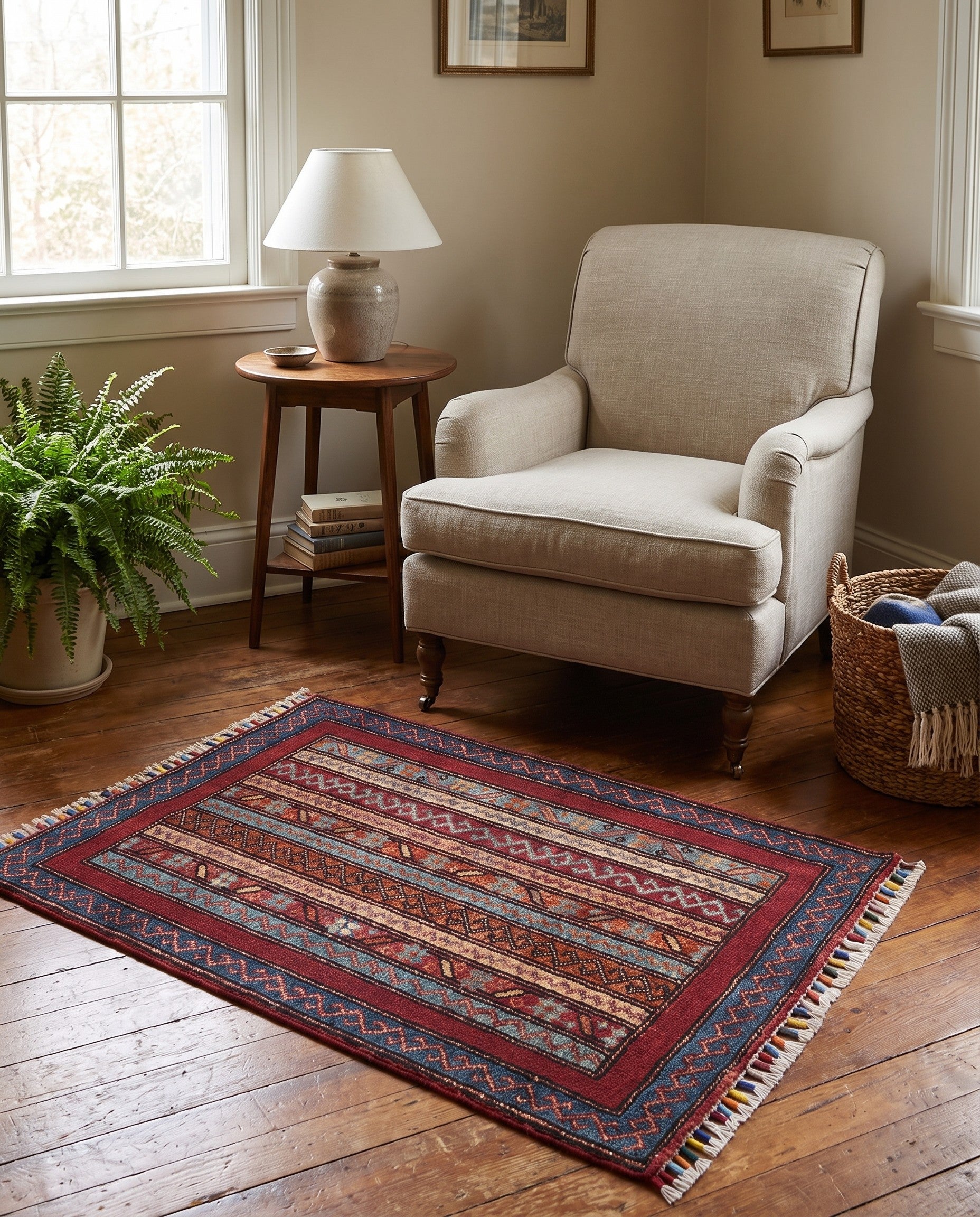 2' x 2' 11 Hand Knotted Ariana Ziegler Rug