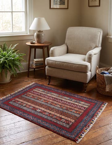 2' x 2' 11 Hand Knotted Ariana Ziegler Rug